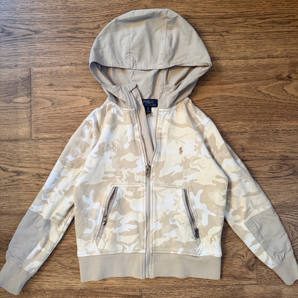 Polo Ralph Lauren - Camo Full-Zip Hoodie Small 8 NWOT